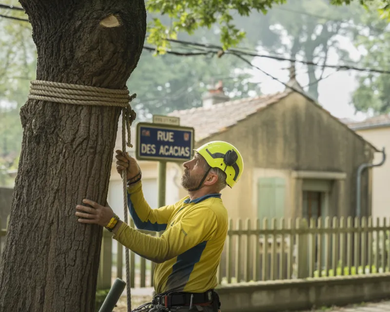 Quelles sont les obligations légales à respecter pour abattre un arbre situé en zone urbaine à Parentis-en-Born