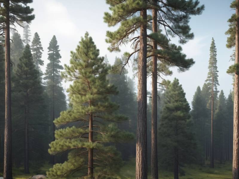 Tailler en toute sécurité 25 pins dans un camping situé à Biscarrosse